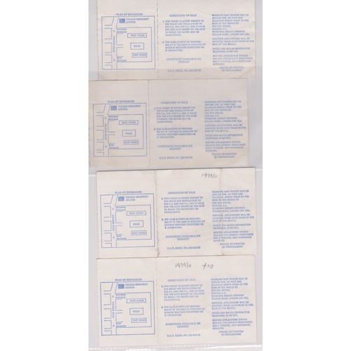 141 - Tickets (2 from each match) from 4 Chelsea home matches v Sunderland, Birmingham City, Newcastle Uni... 