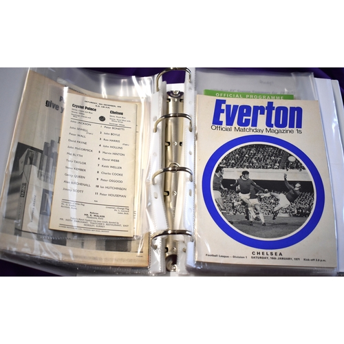 52 - A collection of (175) Chelsea programmes. (75) Homes from seasons 1971/72, 1972/73 and 1973/74 and 1... 