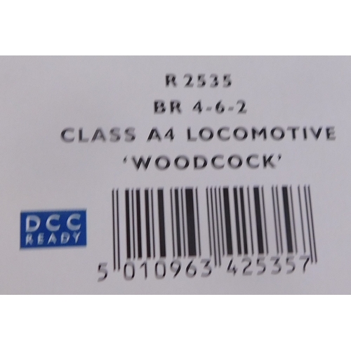 648 - Hornby Locomotive R2535 BR 4-6-2 Class A4 Locomotive 'Woodcock' mint and boxed