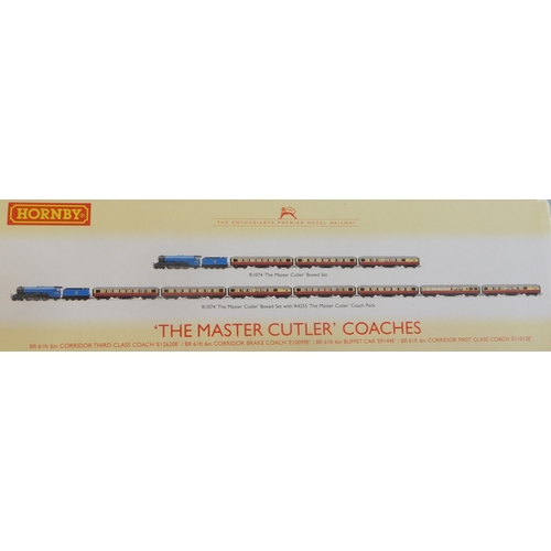 760 - Hornby Coaches R4228 Northumbrian Coach Pack, R4255 Master Cutler Coach Pack, R4179A Corridor Brake,... 