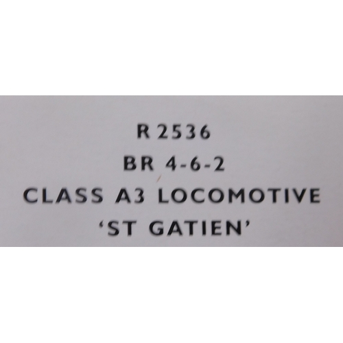 665 - Hornby Locomotive R2536, BR 4-6-2 Class A3 Locomotive 'St Gatien' mint and boxed