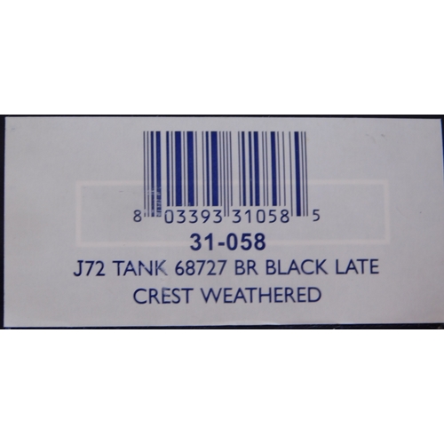 742 - Bachmann Locomotive 31-058 J72 Tank 68727 BR black late crest, mint and boxed