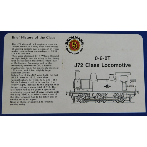 746 - Bachmann Locomotive 0-6-OT 69023 J72 class BR LNER 'Livery' mint and boxed