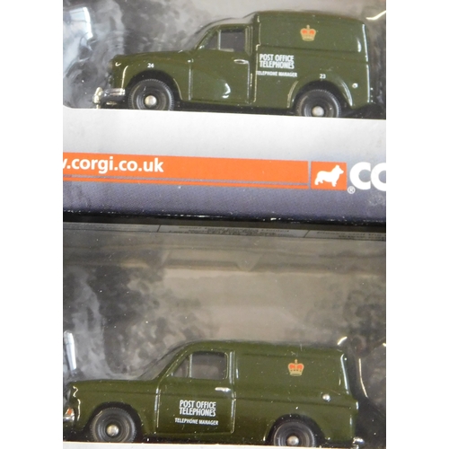 837 - Corgi 1:76 scale boxed commercial vans, (5) mint and boxed