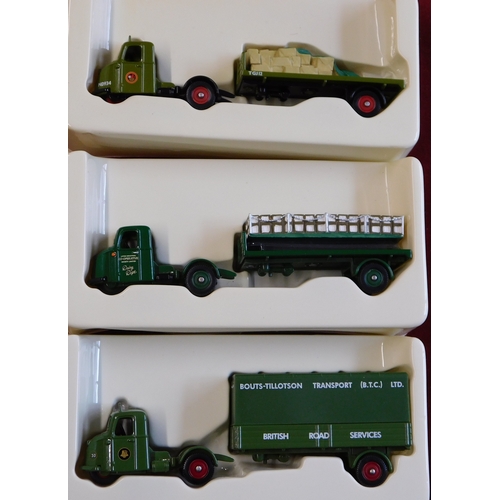 844 - Lledo Collectables Trackside 1:76 scale (Limited editions) boxed commercial Scammel set commercial v... 