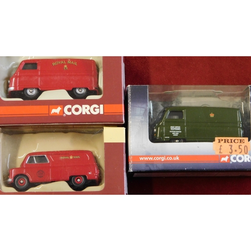 850 - Corgi 1:76 scale, boxed Transit Vans excellent condition