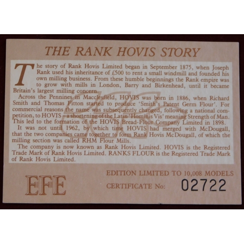 859 - The Rank Hovis Story (Vol II) 1:76 scale (Limited edition) EFE certificate No.02722, 1 boxed set 3 c... 