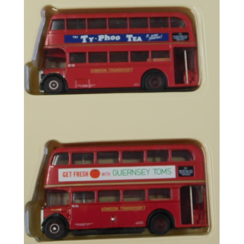 864 - London Transport Leyland - 1:76 scale Limited edition (Set 4) one boxed set (2) bust set, 1 STD type... 