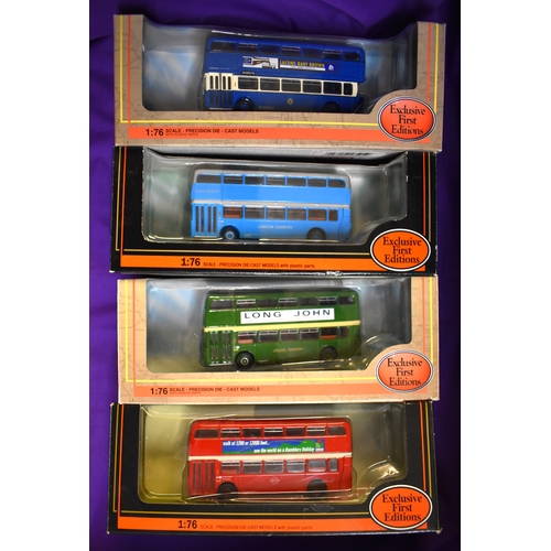 983 - Gilbow (4) boxed Buses 1:76 scale vehicle no.18108B, 18205, 16525, 18203, excellent condition