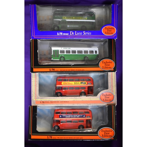 985 - Gilbow (4) boxed Buses 1:76 scale vehicle no.14002DL, 30201, 14401, E31501A, excellent condition