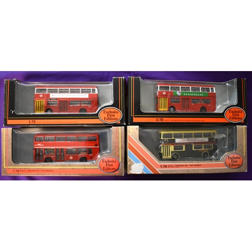 987 - Gilbow (4) boxed Buses 1:76 scale vehicle no.25708A, 28817, 25708B, 31301, excellent condition