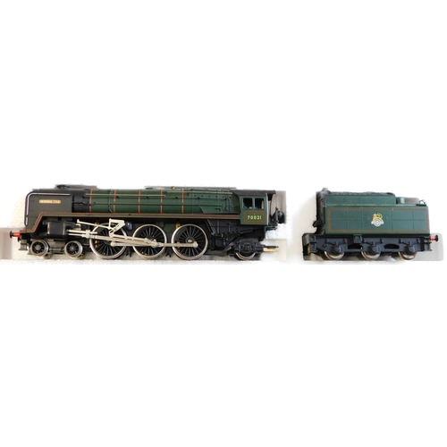 754 - Hornby Locomotive R033  BR class 7MT Loco 'Morning Star' mint and boxed