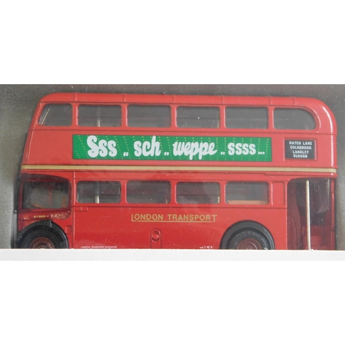 865 - The London Bus Story - London Transport, 1:76 scale (3 vehicles) one boxed set of 1950-1960 commerci... 