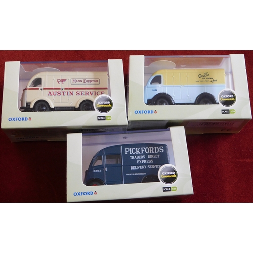 874 - Oxford Automobile Company 1:76 scale, six boxed commercial vehicles, excellent condition mint and bo... 