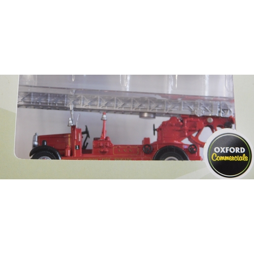 880 - Oxford Automobile Company 1:76, scale (Fire Engines) four boxed commercial vehicles, excellent condi... 