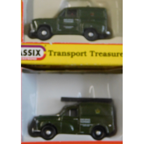 889 - Classix by Pocertbond 1:76 scale, six boxed commercial vehicles, excellent condition mint and boxed