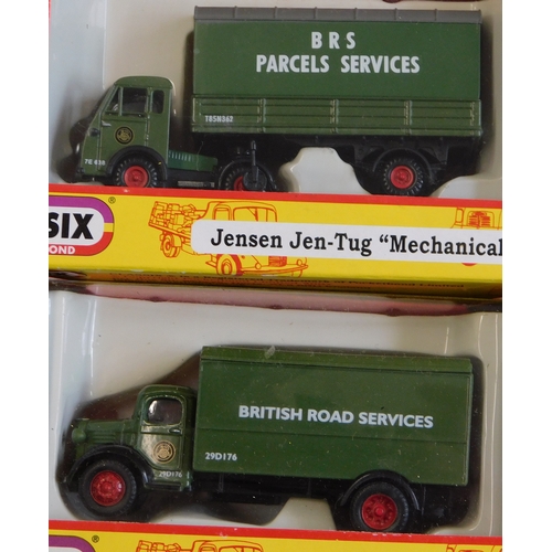 896 - Classix by Pocketbond 1:76 scale, six boxed commercial vehicles, ( by different companys) excellent ... 