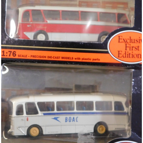 936 - Gilbow 1:76 scale (4) boxed Buses Vehicle No.12106, 12306, 12302, Grenadier Coach, excellent conditi... 