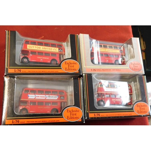 939 - Gilbow 1:76 scale (4) boxed Buses vehicle no.10129, 10116, 11113B, 10128A, excellent condition