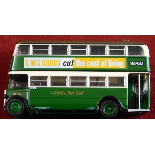 945 - Gilbow (4) boxed Buses 1:76 scale vehicle no.127809A, 27810, 27811A, 1985-2005 STL Model, excellent ... 