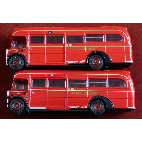 947 - Gilbow (4) boxed Buses, 1:76 scale vehicle no. 29906, 30001, 29901A, 30005, excellent condition