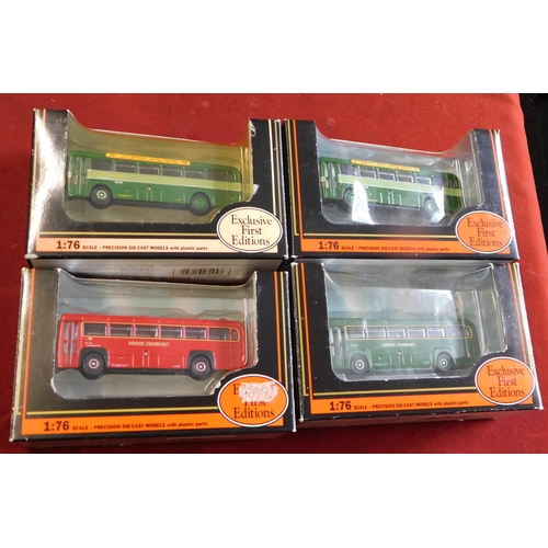 954 - Gilbow (4) boxed Buses 1:76 scale vehicle no.23311, 23202, 23301, 23204, excellent condition