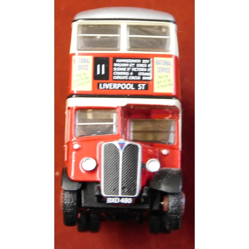 963 - Gilbow (4) boxed Buses 1:76 scale vehicle no.26405B, 26405A, 27701, 26322, excellent condition