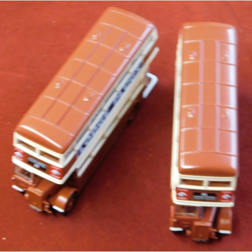 963 - Gilbow (4) boxed Buses 1:76 scale vehicle no.26405B, 26405A, 27701, 26322, excellent condition