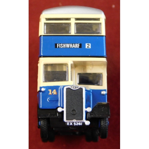 961 - Gilbow (4) boxed Buses 1:76 scale vehicle no.27209B, 26308, 26502, 26402, excellent condition