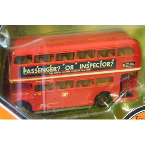 967 - Gilbow (4) boxed Buses 1:76 scale vehicle no.15623, 15614, C16115, RM3 excellent condition