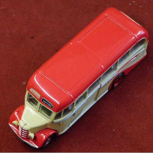 974 - Gilbow (4) boxed Buses 1:76 scale vehicle no.20111DL, 20119, 20105, 20107, excellent condition