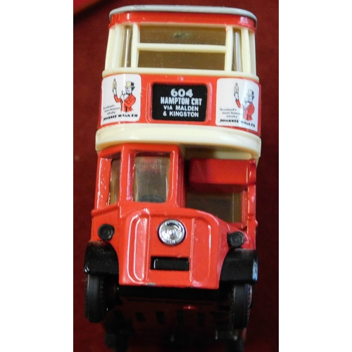 1006 - Matchbox 1:76 scale (2) boxed Trolleybus/Bus vehicle no. YET03-M, Y10 Didder, excellent condition