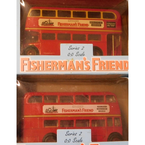 1009 - EFE Buses 1:76 scale (4) boxed Buses vehicle no.11105 Pearl's Insurance, 21 Fisherman's Friend, exce... 