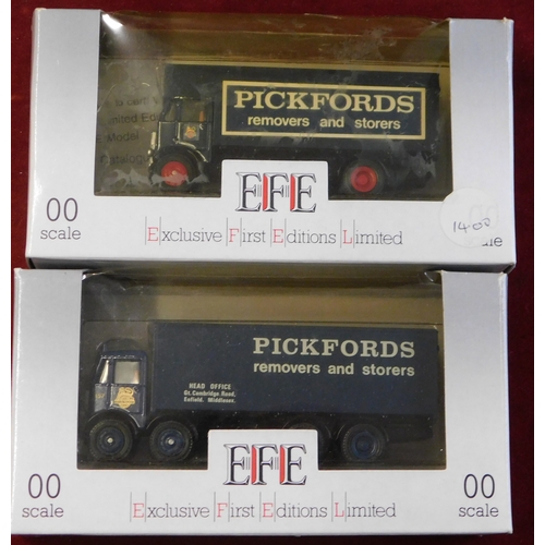 1010 - EFE vehicle 1:76 scale (4) boxed Trucks/Lorries vehicle no.E11001, E10402, E11002, 13301 excellent c... 