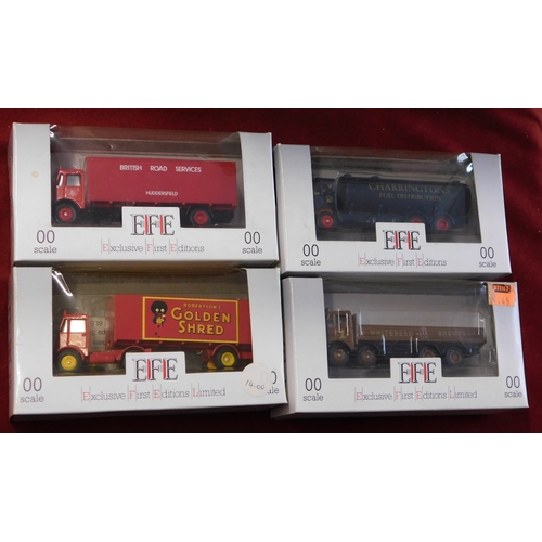 1011 - EFE vehicle 1:76 scale (4) boxed Trucks/Lorries vehicle no. E10503, E10802, E10502 12701 excellent c... 