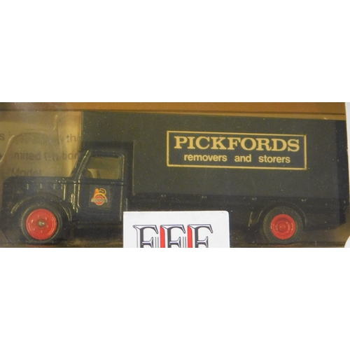 1013 - EFE vehicle 1:76 scale (4) boxed Trucks/Lorries vehicle no.E10504, E10504, E10302, J.D. Lown & Co ex... 