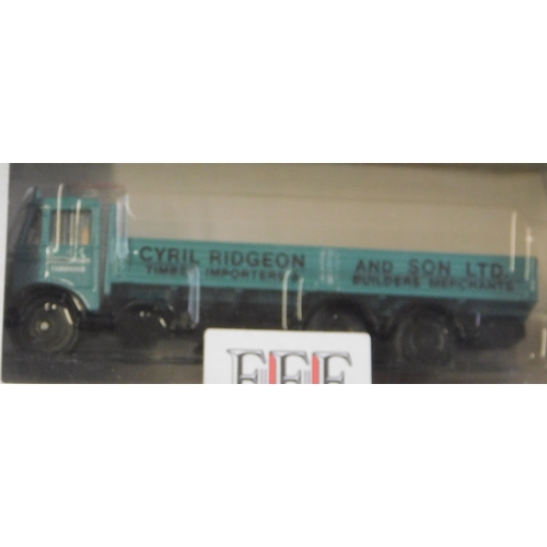 1013 - EFE vehicle 1:76 scale (4) boxed Trucks/Lorries vehicle no.E10504, E10504, E10302, J.D. Lown & Co ex... 