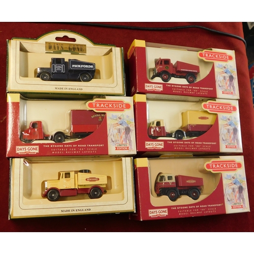 845 - Lledo Collectables Trackside 1:76 scale (Some Ltd Edition) boxed commercial vehicles 4, tractor lorr... 