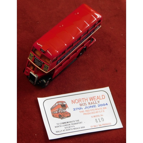 956 - Gilbow 1:76 scale (4) boxed Buses, vehicle no.20203A, 22802, 20203, 20201, excellent condition