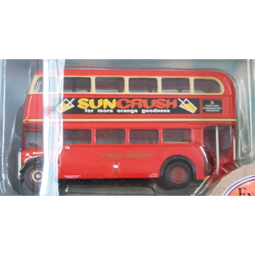 956 - Gilbow 1:76 scale (4) boxed Buses, vehicle no.20203A, 22802, 20203, 20201, excellent condition