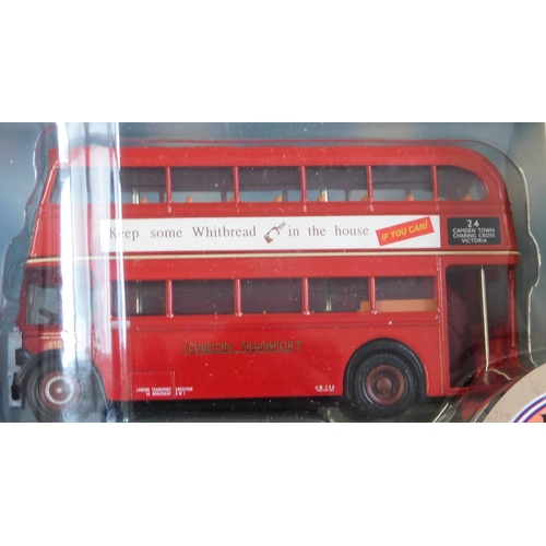 956 - Gilbow 1:76 scale (4) boxed Buses, vehicle no.20203A, 22802, 20203, 20201, excellent condition