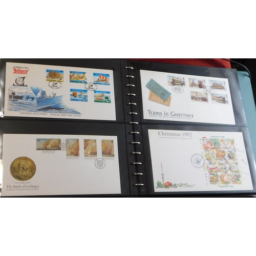 1001 - Great Britain 1990 First Day Covers in a Lighthouse album, mostly 1990s with alternative postmarks. ... 