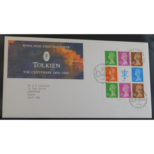 1001 - Great Britain 1990 First Day Covers in a Lighthouse album, mostly 1990s with alternative postmarks. ... 