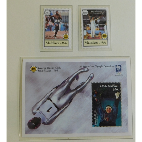 1032 - Olympic Games 1984-94 (16) described pages with u/m sets with m/sheets 92-94 Olympic Games, plus thr... 