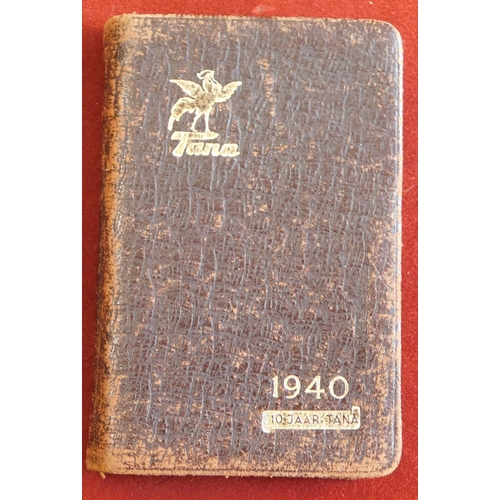 615 - British WWII 1940 Diary, a Dutch diary which details all of the Plays and Opera listings and visits ... 