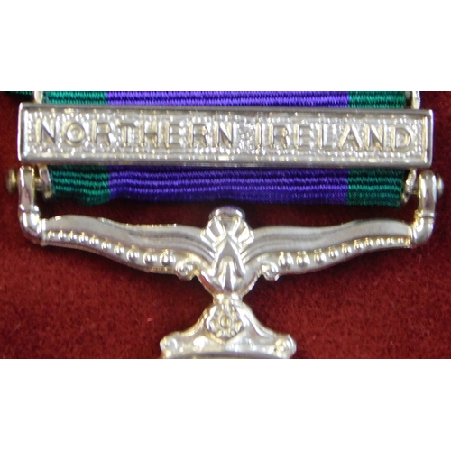 625 - British General Service Medal 1962-2007 with Northern Ireland clasp to Spr Malynch Royal Engineers. ... 