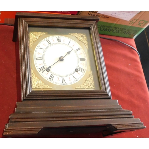 662 - American Ansonia 8 day Mantel Clock made in 1880 New York, not in working condition. Buyer collects.