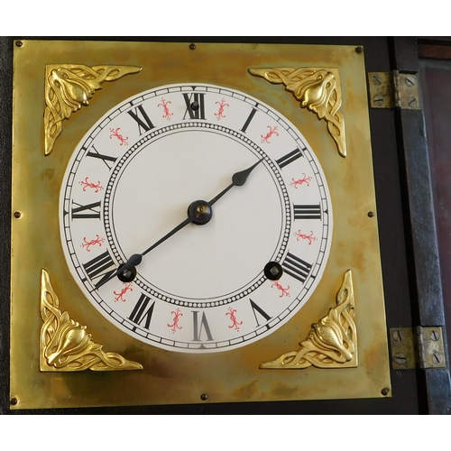 662 - American Ansonia 8 day Mantel Clock made in 1880 New York, not in working condition. Buyer collects.