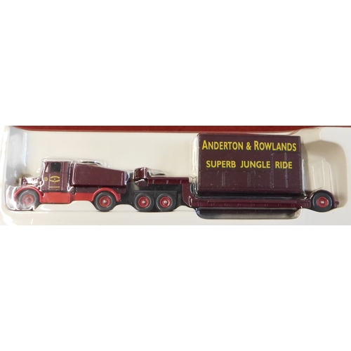 104 - Lledo The Showmans Collection DG110002 Scammell Ballast Box with Drawbar Trailer and Box Style Load-... 