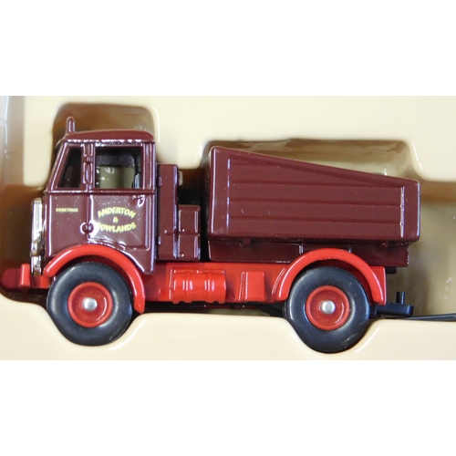 105 - Lledo The Showmans Collection DG123001 AEC Mammoth Ballast Box with Drawbar Trailer and Load Waltzer... 